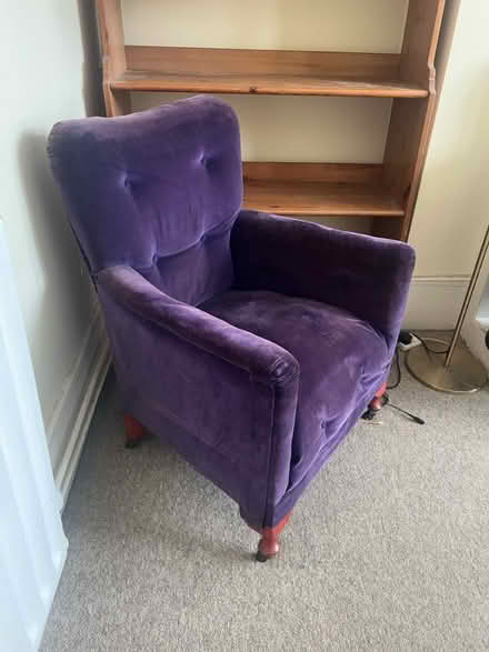 Photo of free Small Purple Armchair (Mitcham CR4) #2
