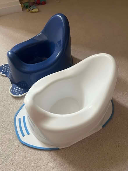 Photo of free 2 Todler’s Potties. Both clean and disinfected. (Swindon SN3) #1