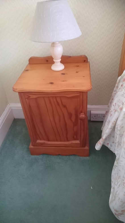 Photo of free 2 pine bedside cabinets (lowestoft) #1