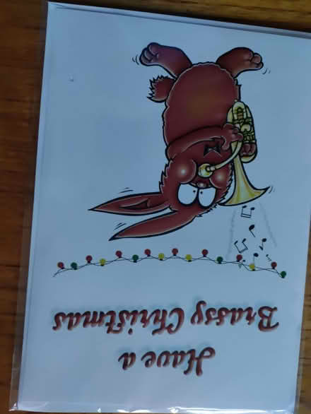 Photo of free Christmas card for Brass instrument player (California DE22) #1