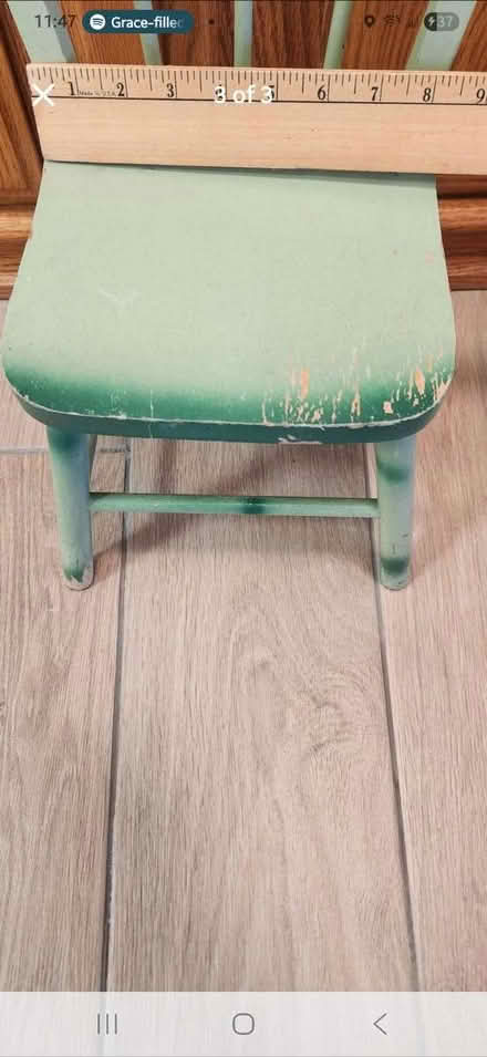Photo of free Antique/vintage child's chair (Outside Kennett Square) #2