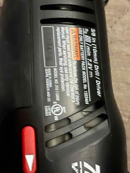 Photo of free Craftsman drill needs battery (Lansdale) #2