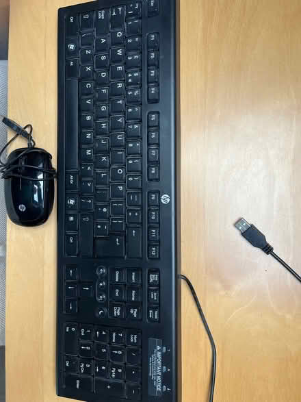 Photo of free HP Keyboard and Mouse (Pitchcombe GL6) #1