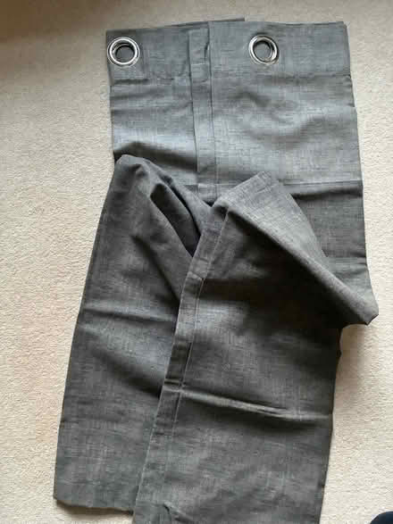 Photo of free Grey curtains (Long Ditton, KT6) #1
