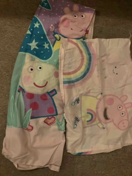 Photo of free Pepper pig toddler size bed set (ME1) #1