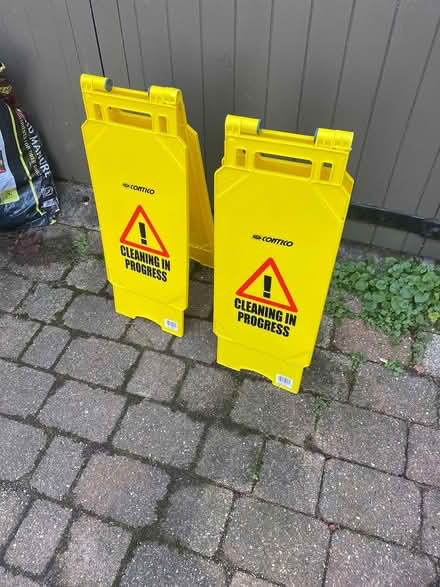Photo of free Wet floor warning signs (Cyncoed CF23) #1