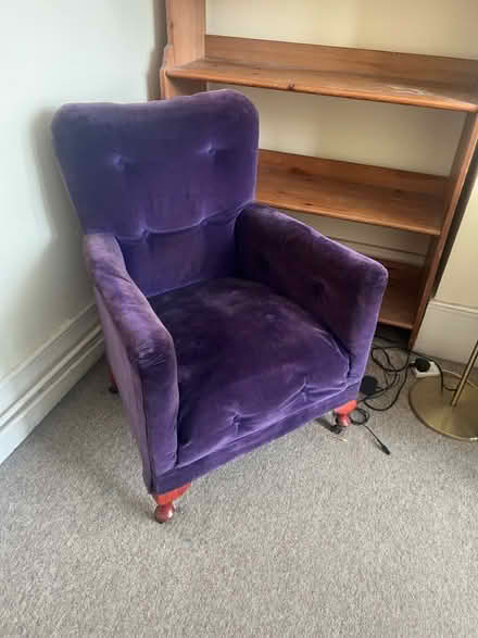 Photo of free Small Purple Armchair (Mitcham CR4) #1