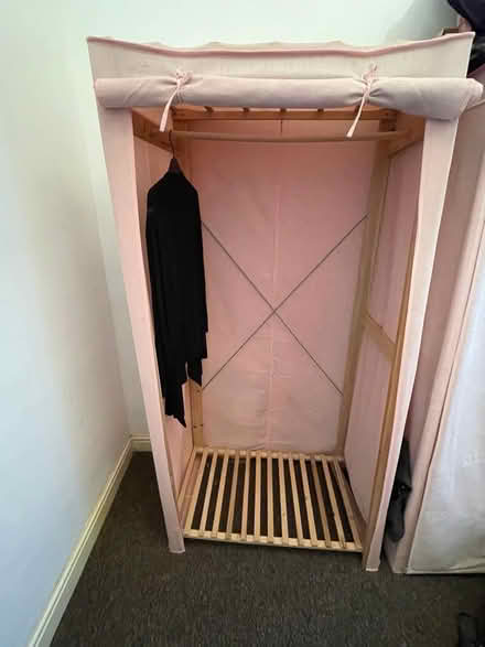 Photo of free Pink canvas wardrobe (Bolton BL1) #2