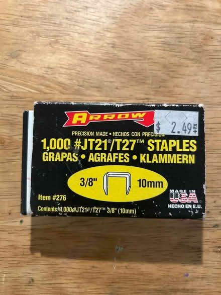 Photo of free Staple gun with staples (East 20’s Manhattan) #2