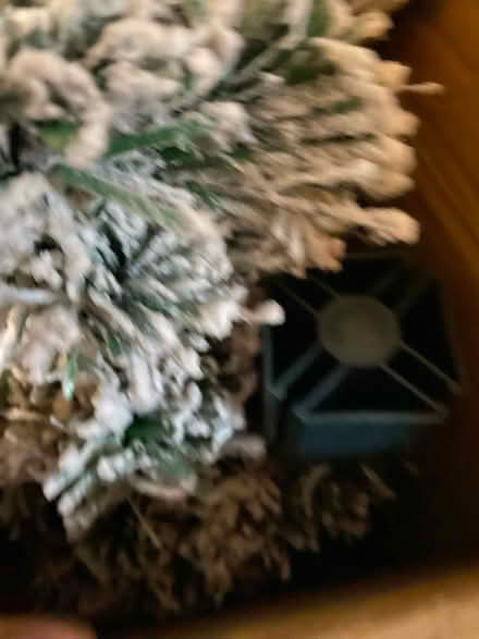 Photo of free 6ft snow flocked Christmas tree (ST11 9HR) #2