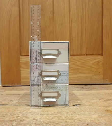 Photo of free 3 drawer stationery box (High Barnet EN5) #1