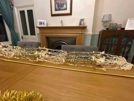 Photo of free Gold and cream garlands x 8 (WF2) #1