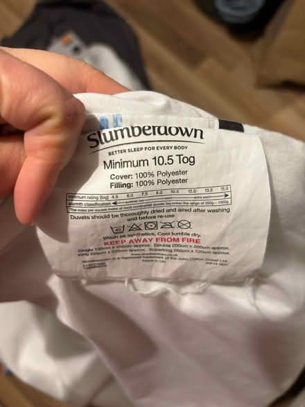 Photo of free Slumberdown 10.5Tog kingsize (Chatham) #1