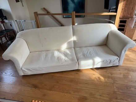 Photo of free Vintage Large sofa with cushions (Kensington W8) #2