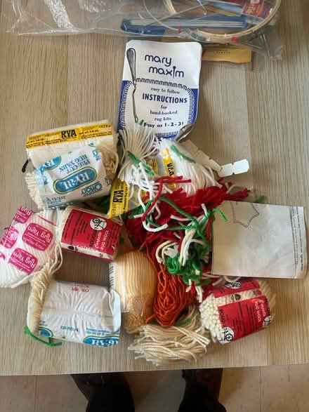 Photo of free Mugs,ironing board, yarn etc (Near Downtown Erin) #1