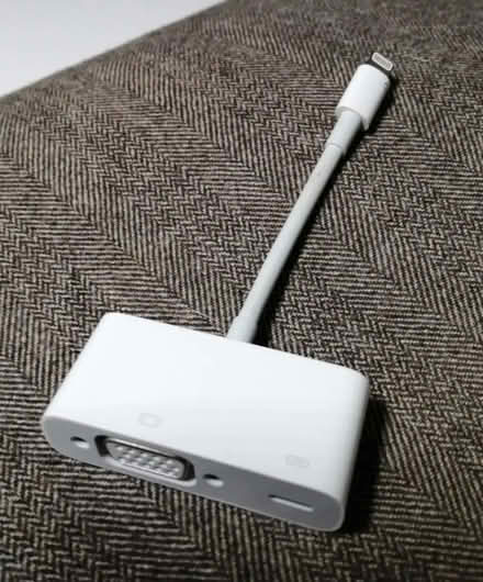 Photo of free Apple VGA Lighting adapter (iPhone & iPad) (Horkesley Heath CO4) #1
