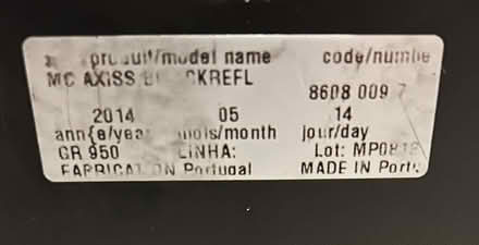 Photo of free Maxi-Cosi Axiss Child Car Seat (Dorking RH4) #3