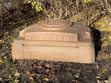 Photo of free plastic covered sandbox /pool (Acton) #1
