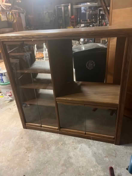 Photo of free Old TV stand (Sharon) #1