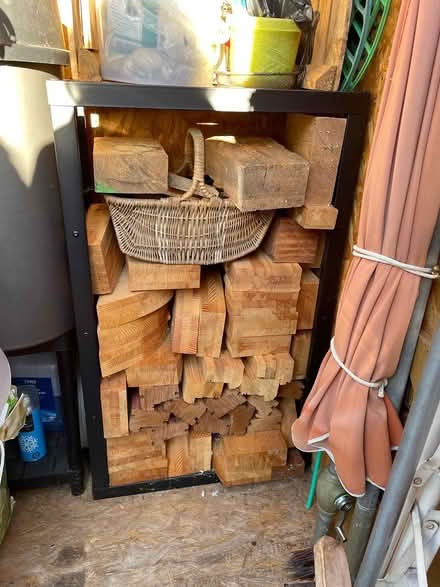 Photo of free Black Firewood / Log Storage Holder (CO7 Wivenhoe) #2