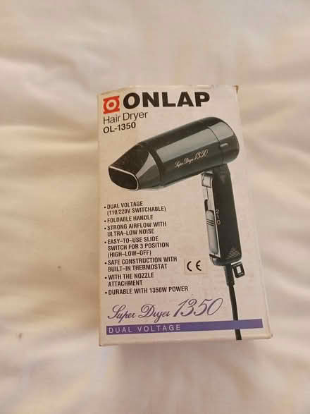 Photo of free Travel hairdryer (Bradley, HD2) #1