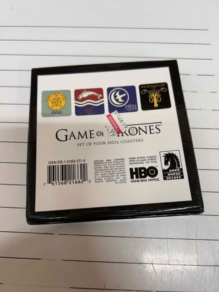 Photo of free Game of thrones coasters (east Petaluma) #2