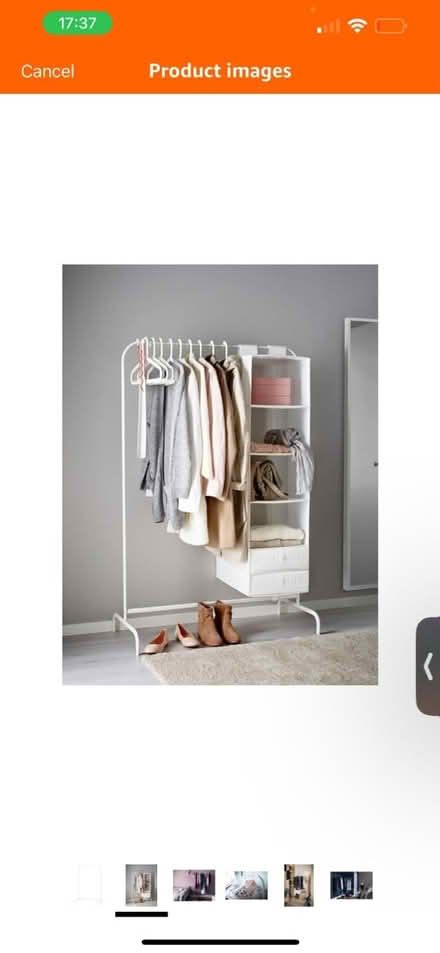 Photo of free Ikea MULIG clothes rack (NW11) #2