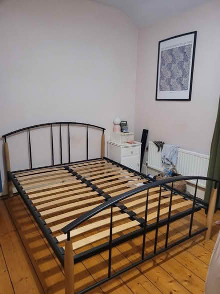 Photo of free Metal double bed frame (Witham CM8) #1