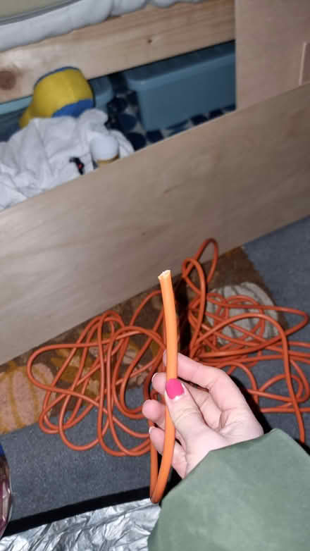 Photo of free Long Orange Cabling (Scotstounhill G14) #2