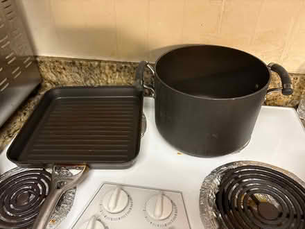 Photo of free Griddle, large stock pot, more pots (Willow Glen) #1
