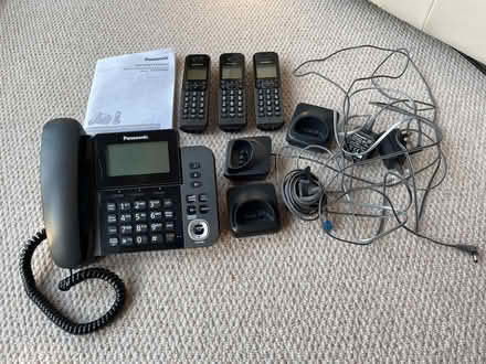 Photo of free Panasonic KX-TGF320 corded home office phone (The Highlands TN39) #1