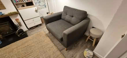 Photo of free Grey M&S Conran mid century style love seat (St Helier SM4) #2