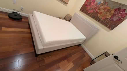 Photo of free Full size upholstered bed (Cupertino/West San Jose) #1