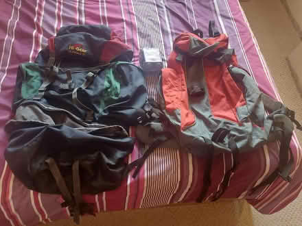 Photo of free Two large rucksacks (eggbox for scale) (Seven Sisters N15) #1