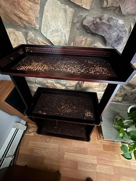 Photo of free Tall, leaning bookcase (Chalfont 18914) #2