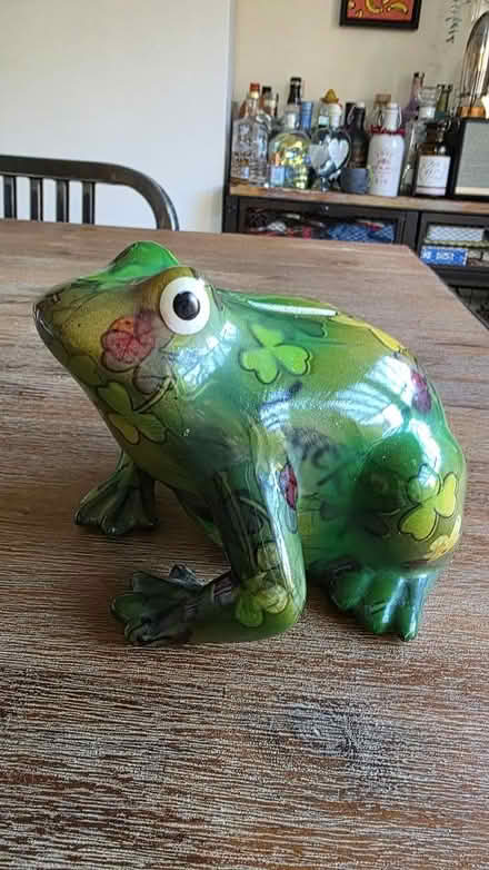 Photo of free Ceramic frog money bank (Church RG2) #1