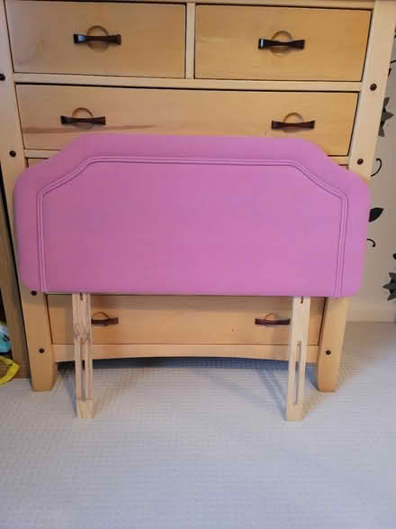 Photo of free Pink single bed headboard (Stockton-on-Tees TS19) #1
