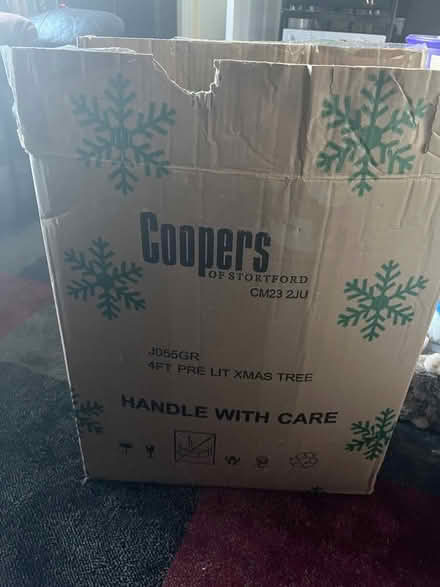 Photo of free 4 ft pre lit Christmas tree (S35 Oughtibridge) #2