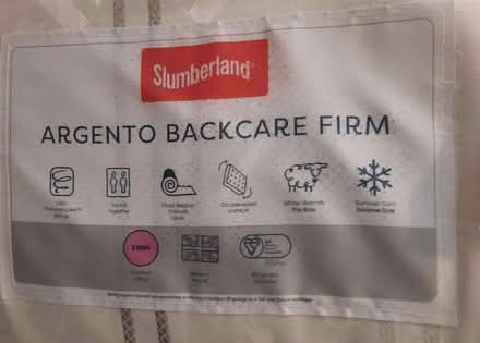Photo of free Slumberland Argento Double Mattress with fire label (Stanley Gate L39) #2