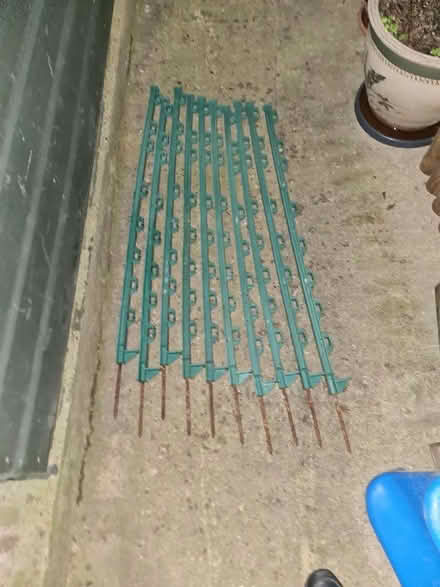 Photo of free Plastic electric fence posts x 10 (Bishops Cleeve GL52) #1