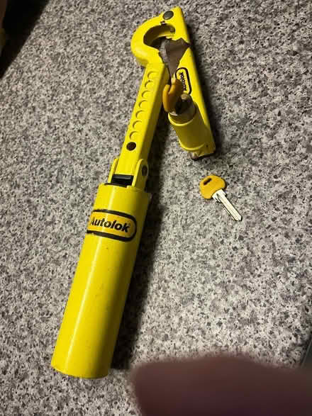 Photo of free Another steering wheel lock with 2 keys. (Penrith CA11) #1