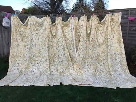 Photo of free Large Pair Curtains 2.4M W x 2.3m L (CV22 Bilton) #1