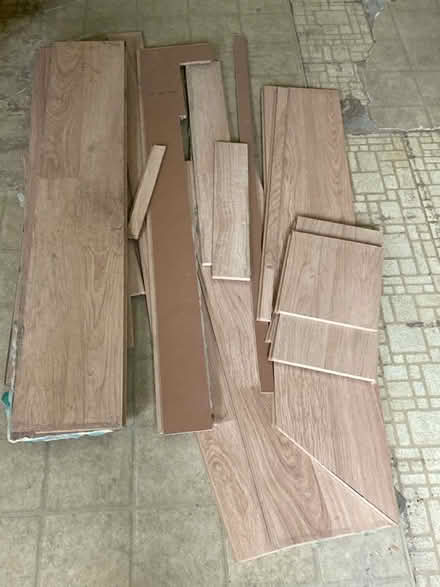 Photo of free Wood plank flooring - 36 sq ft + (Winsted) #2