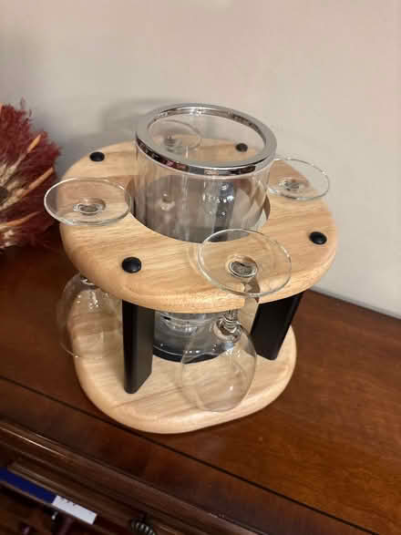 Photo of free Wine cooler with 4 glasses (Wilmington DE) #2