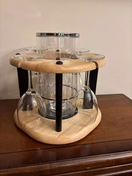 Photo of free Wine cooler with 4 glasses (Wilmington DE) #1