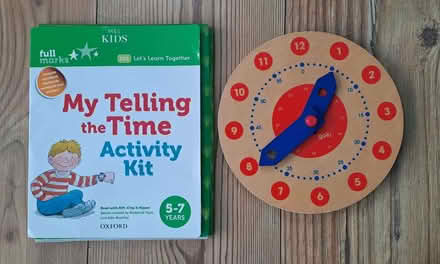 Photo of free My Telling the Time Activity Kit + Wooden Learning Clock (Teddington TW11) #1