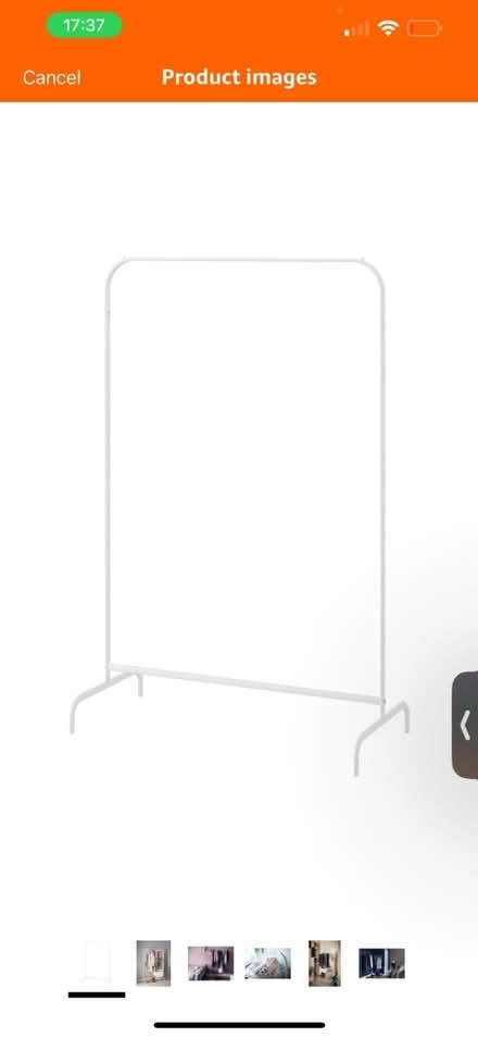 Photo of free Ikea MULIG clothes rack (NW11) #1