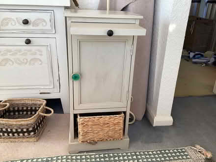 Photo of free Small cupboard with pull out shelf (NP20 3QQ) #1