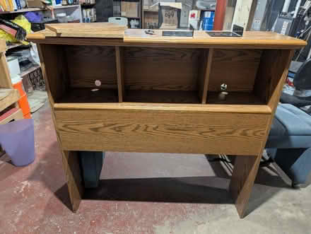 Photo of free Twin Bookshelf Headboard (Ann Arbor, Central Campus) #1