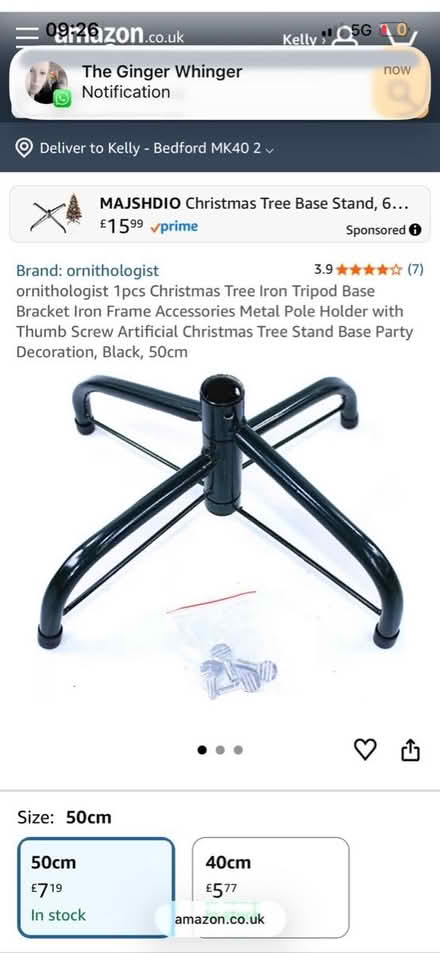 Photo of Christmas stand (Dunstable LU5) #1